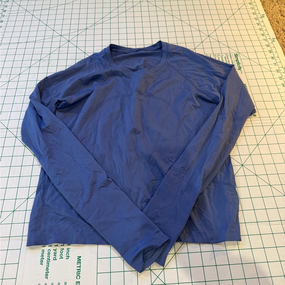 Lululemon blue swiftly long sleeve